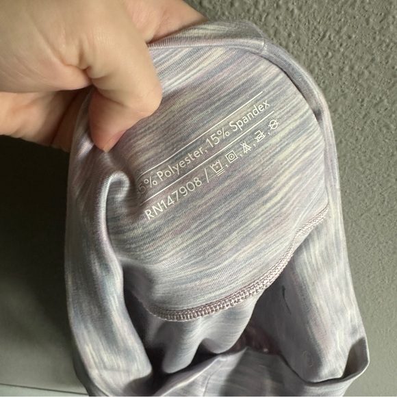 Outdoor Voices Space Dye Gray and Purple Leggings Medium - Picture 5 of 9